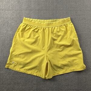 Fabletics Shorts Adult Medium Yellow Active Athleisure Training Casual Men's